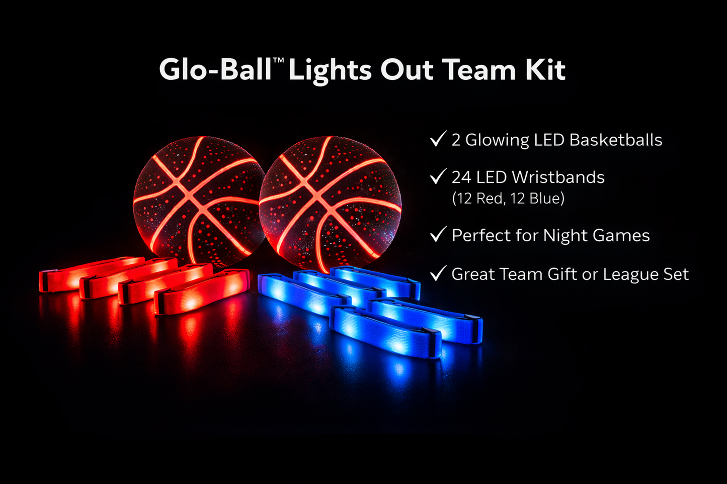 Glo-Ball Lights Out Team Kit